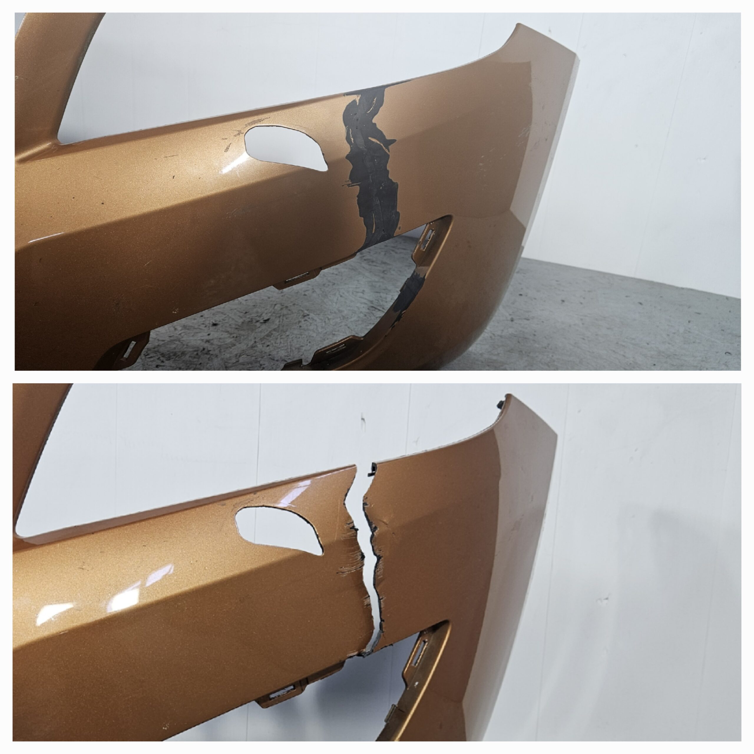 Заваряване на счупена броня VOLVO