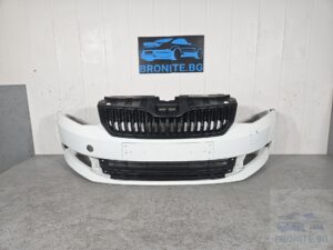 Предна броня Skoda Fabia 3 Шкода Фабиа 3 2014 - 2018 г OE: 6V0807221